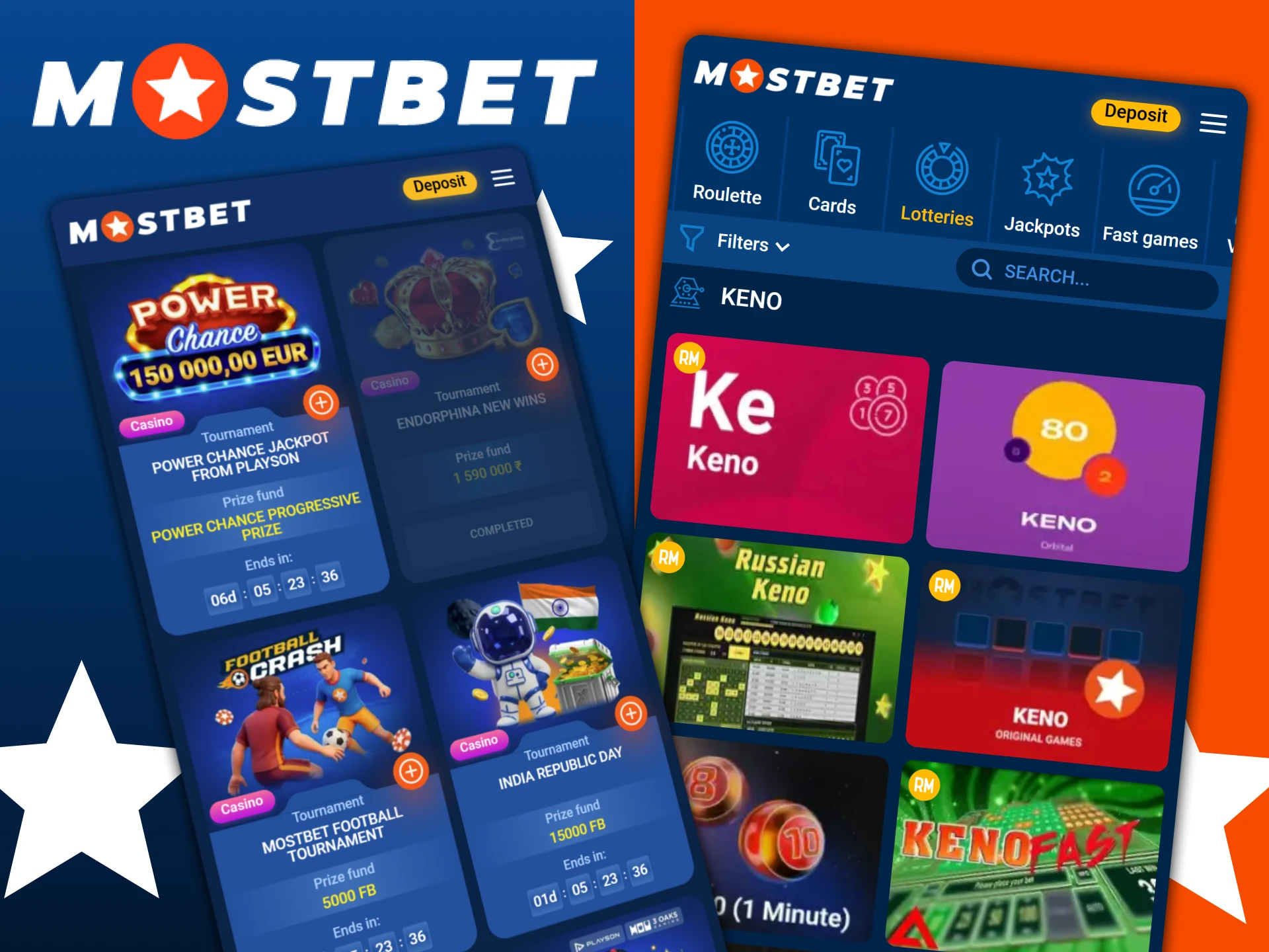 Install the Mostbet India Android app for betting on the go.