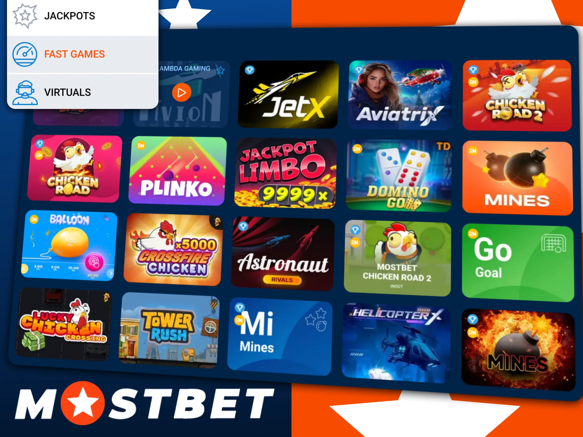 Test your nerves with high-speed casino crash games at Mostbet India.