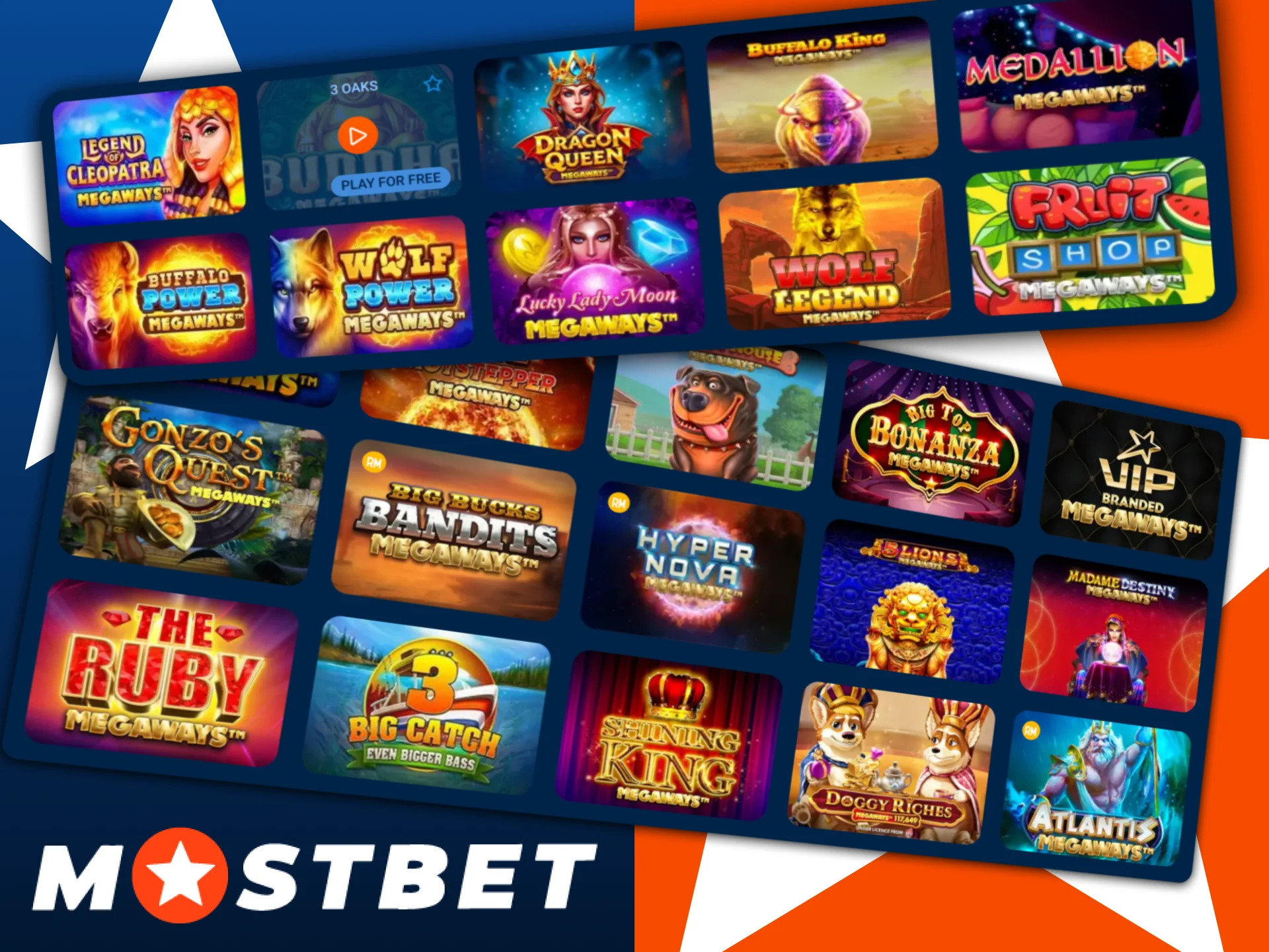 Try the casino Megaways games for thousands of ways to win at Mostbet India.