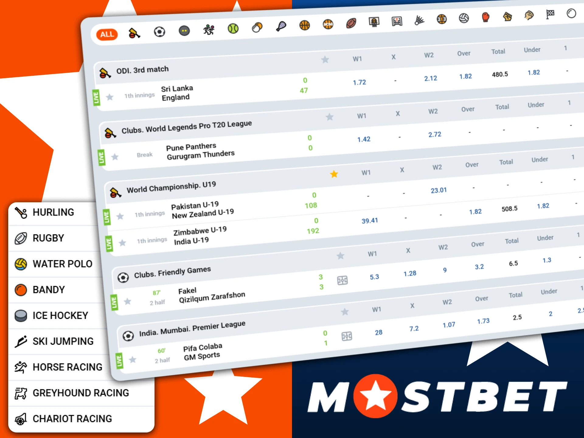 Explore virtual sports betting options for non-stop action on Mostbet India.